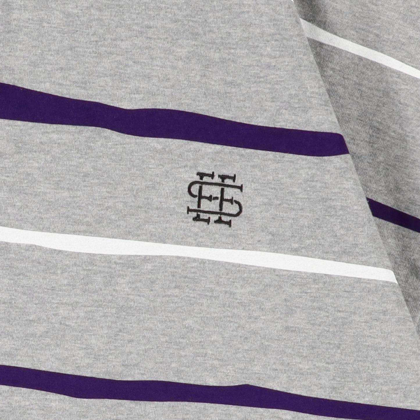 【3-3】SEE SEE Super Big Border SS Flat Tee【Grey】