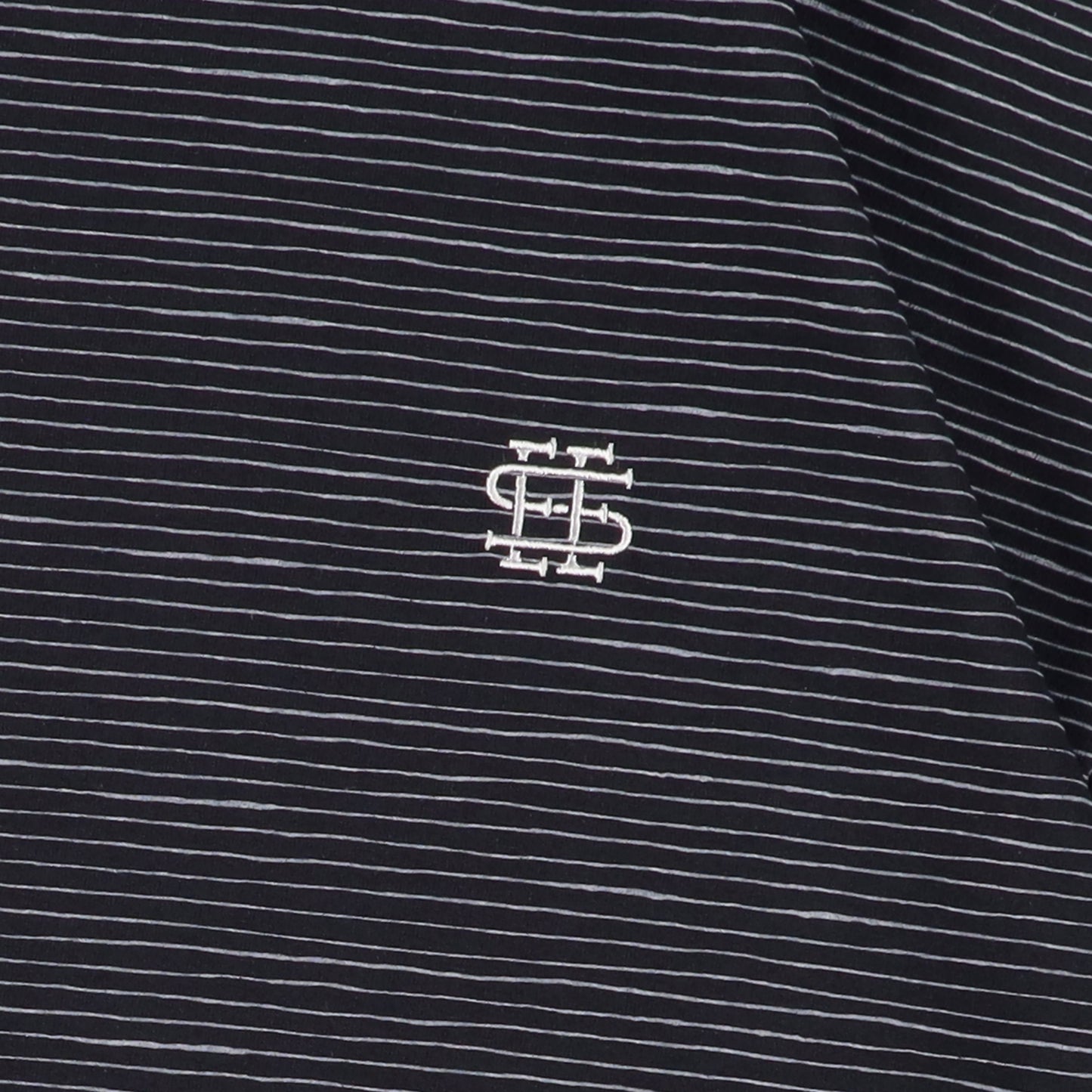 【4-2】SEE SEE Super Big Border SS W/Drawstrings Tee【Navy】