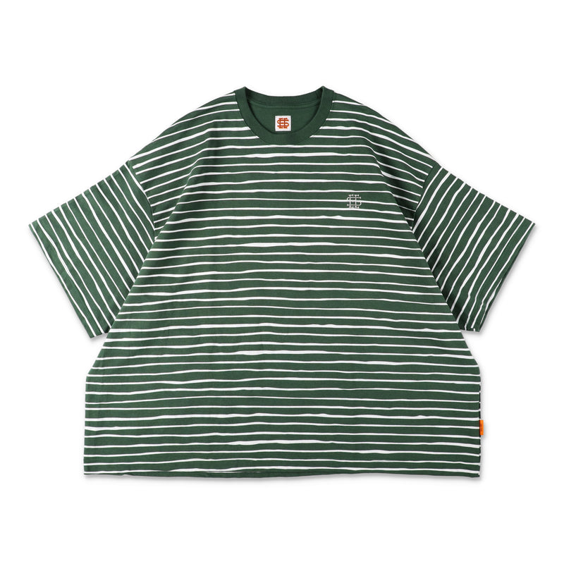 5-2】SEE SEE Super Big Border SS Flat Tee【Green】 – STUDY