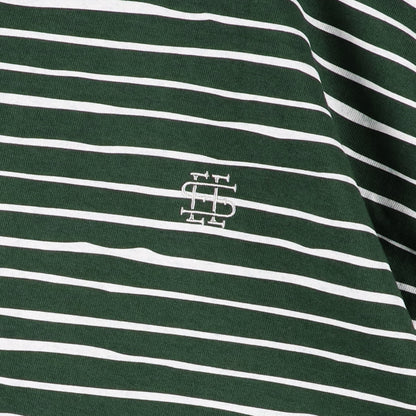 【5-2】SEE SEE Super Big Border SS Flat Tee【Green】