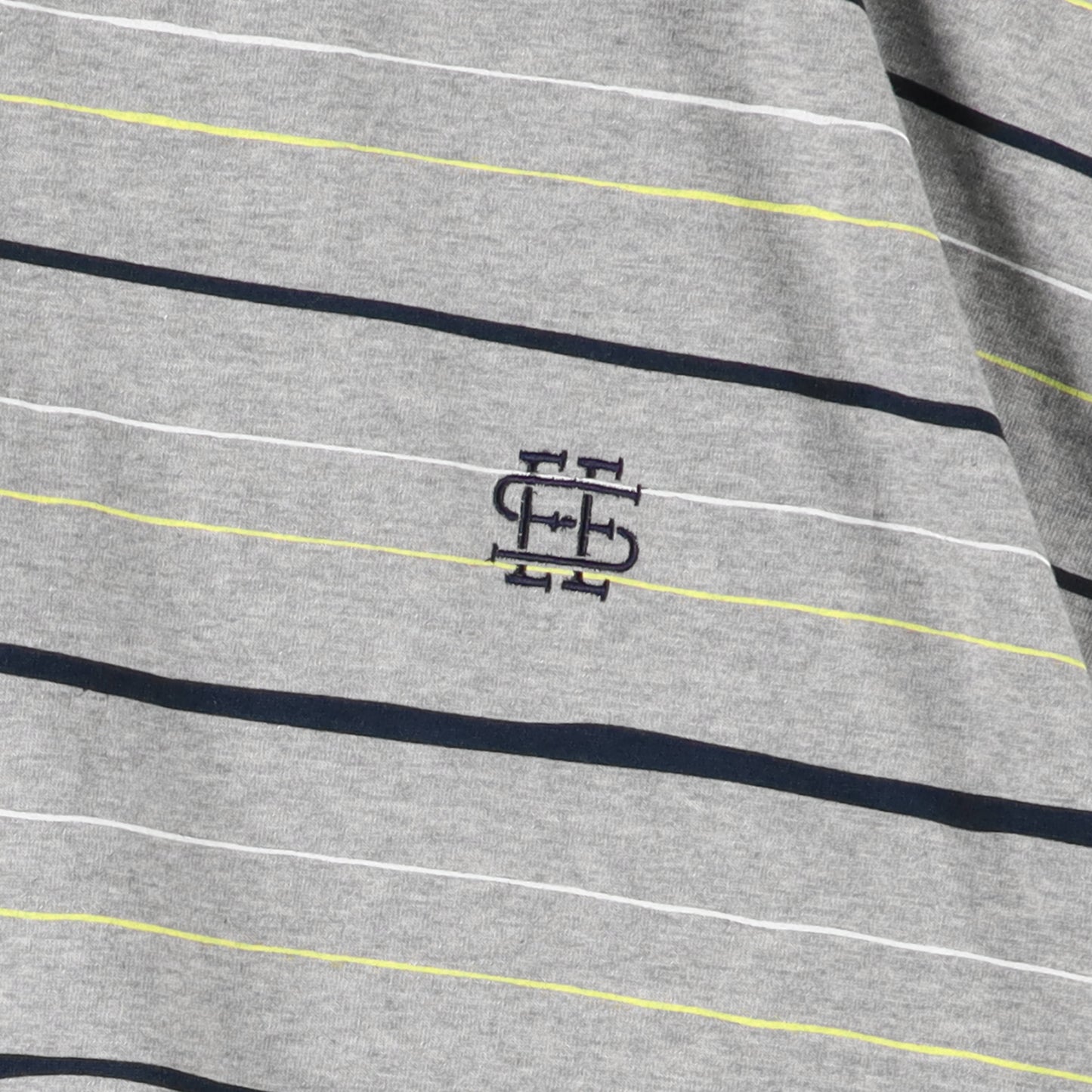 【6-1】SEE SEE Super Big Border SS W/Drawstrings Tee【Grey】