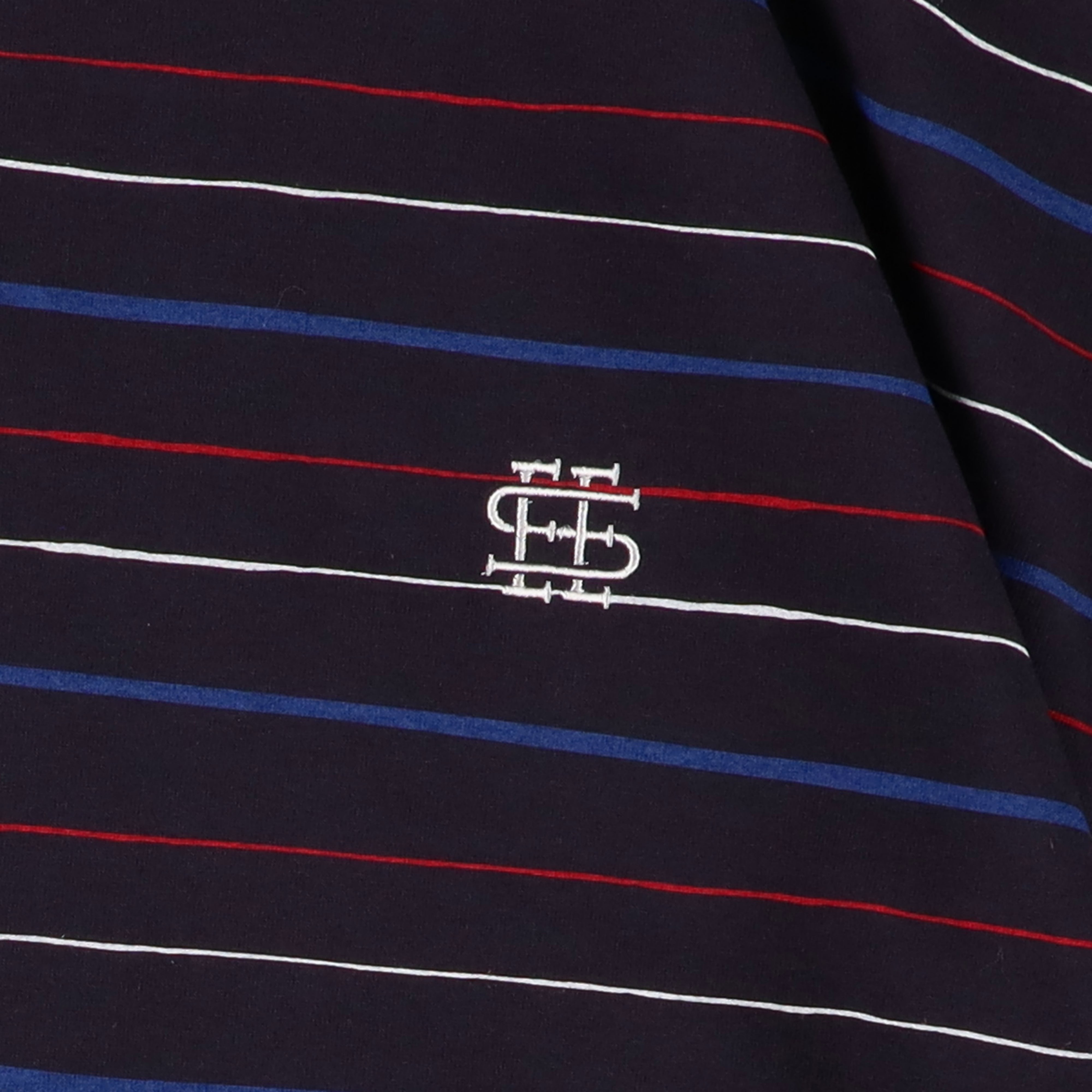 6-3】SEE SEE Super Big Border SS W/Drawstrings Tee【Navy】 – STUDY