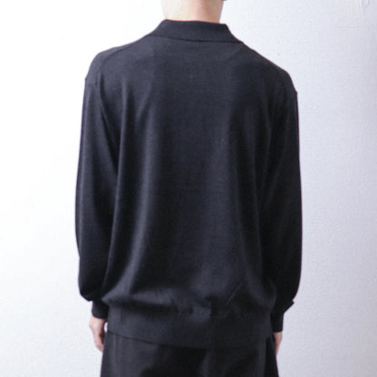 MEIAS Wool Polo PO Charcoal【VIPO-6A02】(N)