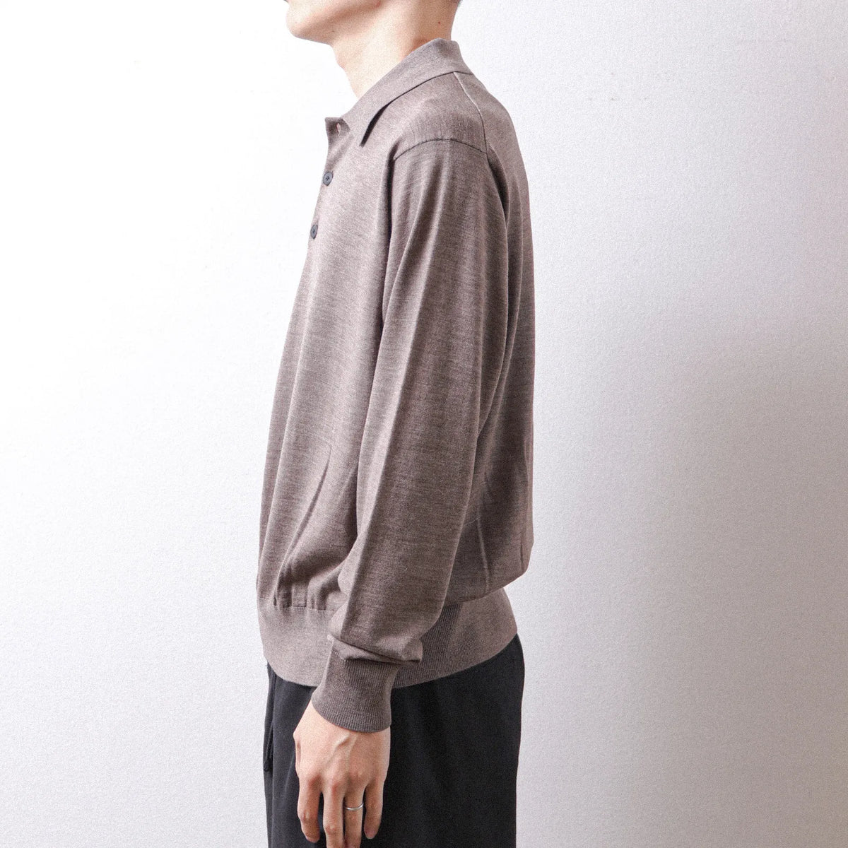 MEIAS Wool Polo PO Brown【VIPO-6A02】(N)