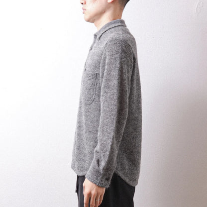 MEIAS Mohair Knit Shirt Charcoal【BICD-6A04】(N)