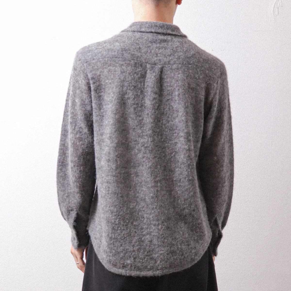 MEIAS Mohair Knit Shirt Charcoal【BICD-6A04】(N)
