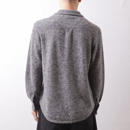 MEIAS Mohair Knit Shirt Charcoal【BICD-6A04】(N)