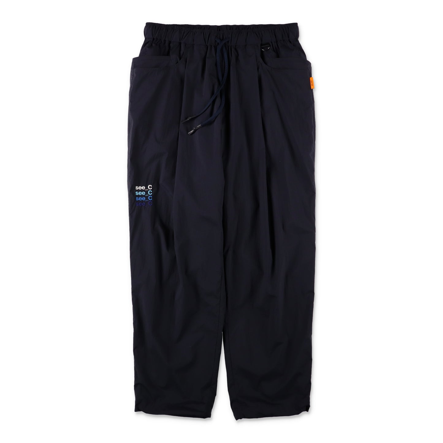 SEE SEE x eye_C WIDE TAPAERED EASY PANTS【NAVY】