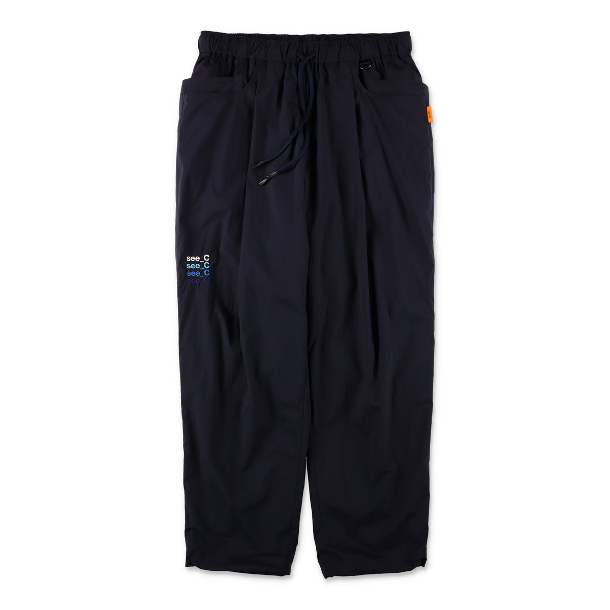 SEE SEE x eye_C WIDE TAPAERED EASY PANTS【NAVY】 – STUDY SHOWROOM 