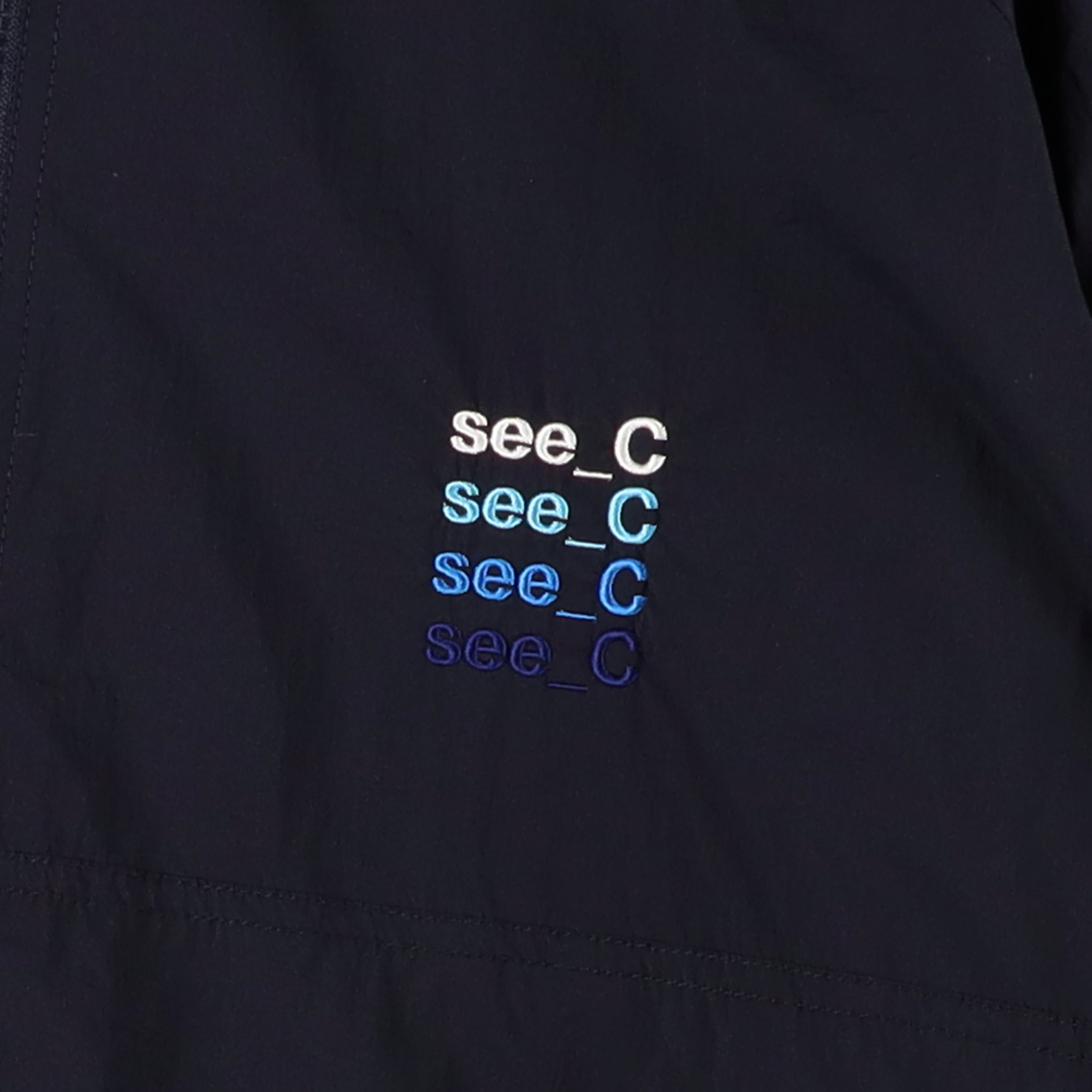 SEE SEE x eye_C WINDBREAKER JACKET【NAVY】 – STUDY SHOWROOM STORE