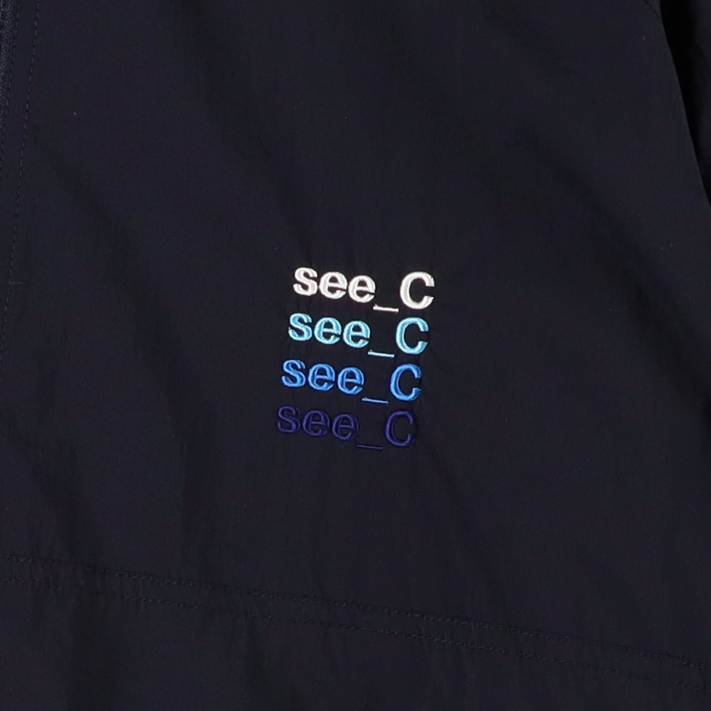 SEE SEE x eye_C WINDBREAKER JACKET【NAVY】