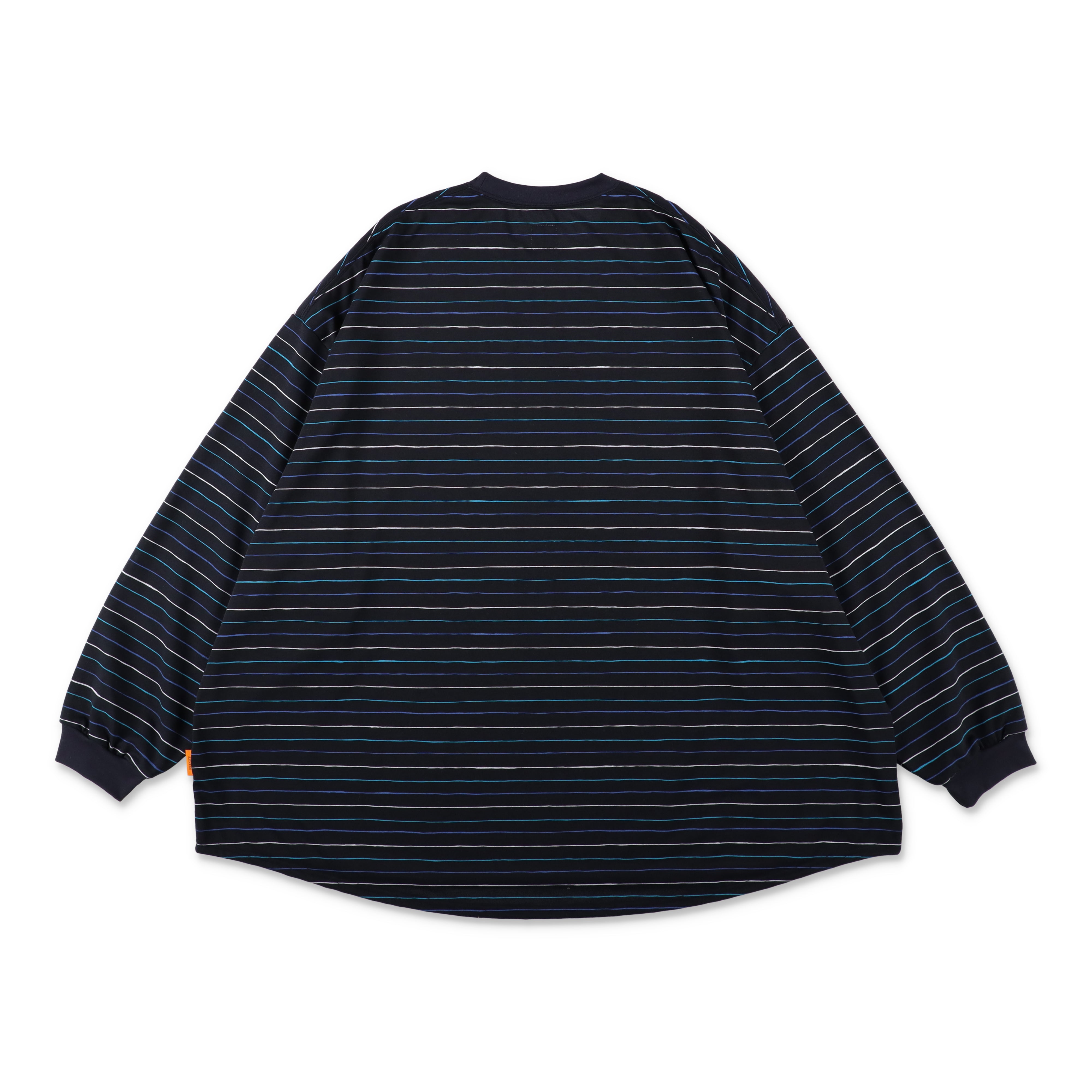 SEE SEE x eye_C SUPER BIG BORDER LS TEE【NAVY】 – STUDY SHOWROOM STORE