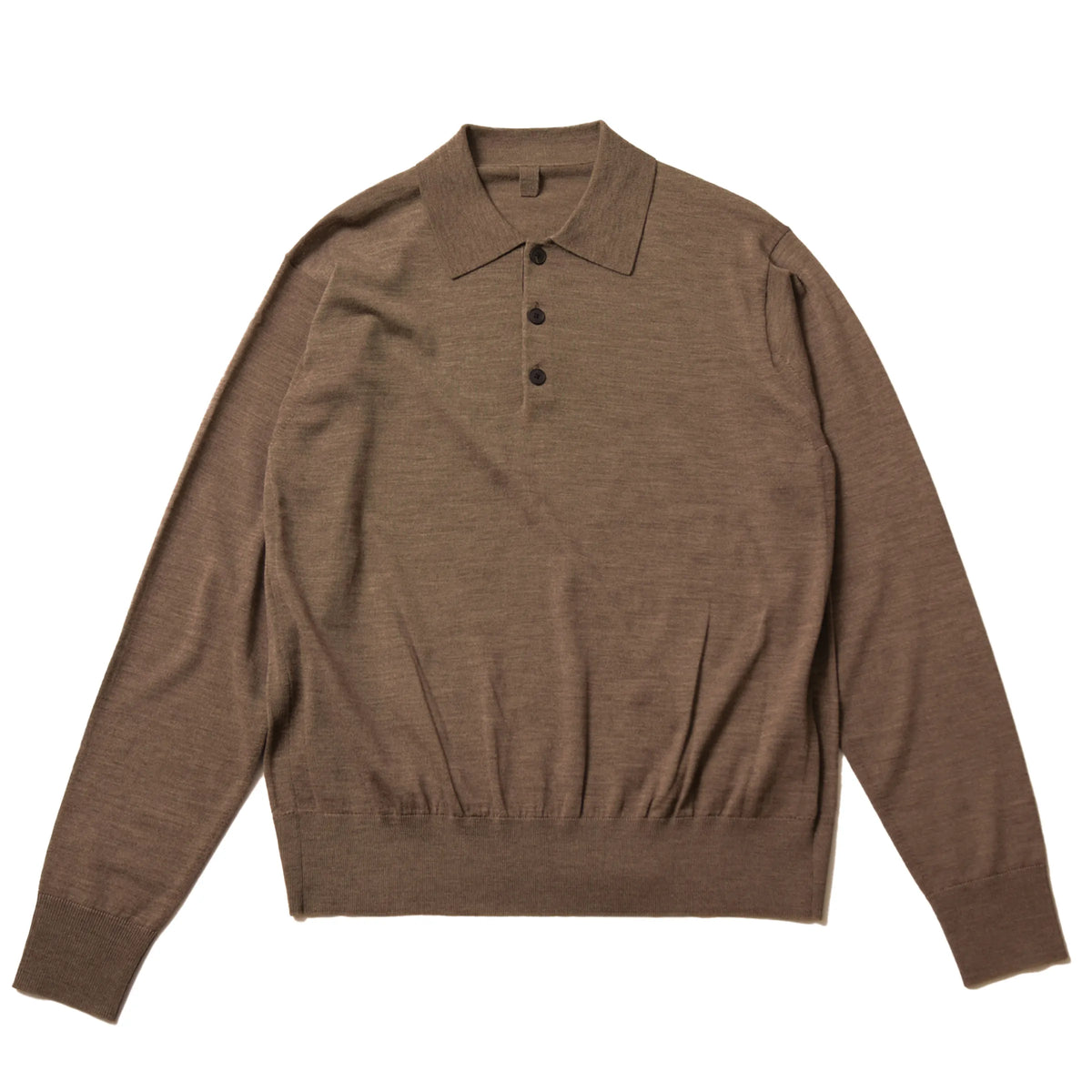 MEIAS Wool Polo PO Brown【VIPO-6A02】(N) 商品写真 正面