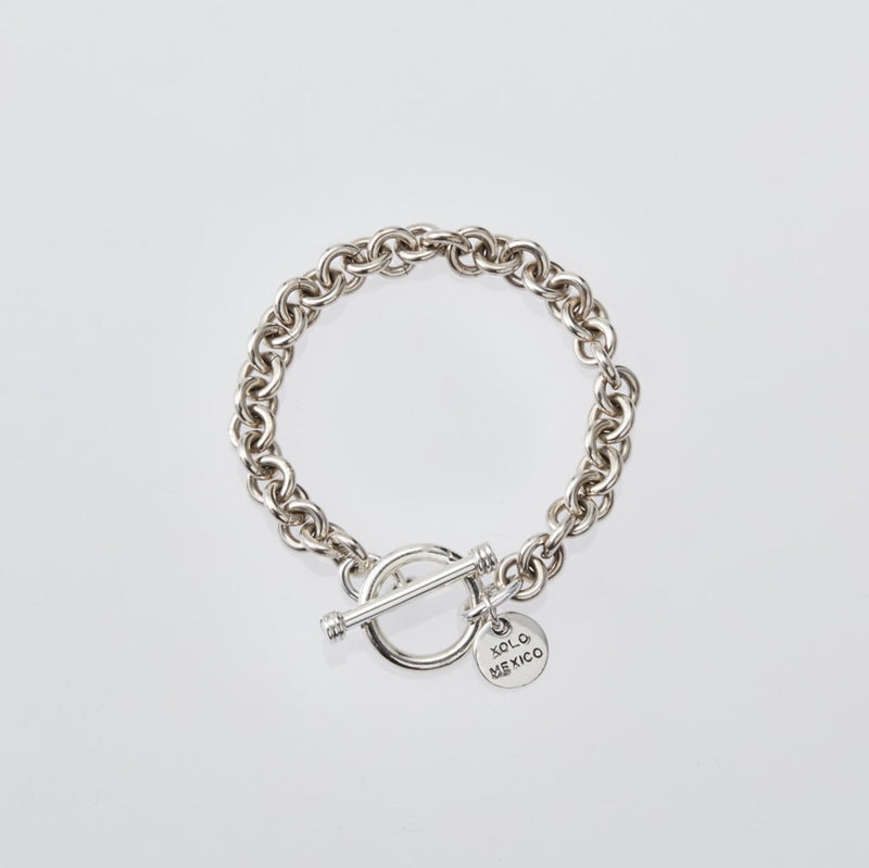 XOLO シルバー ラウンドブレスレット 19cm XOLO JEWELRY - Round Link