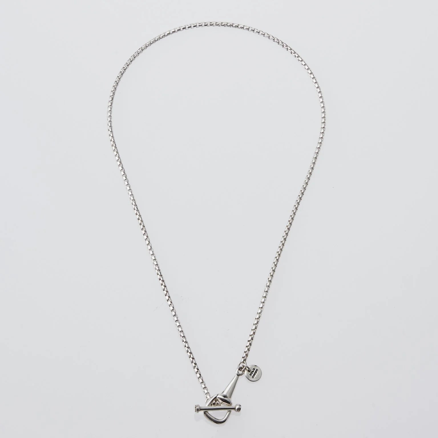 Venetian Link Necklace with Horse Bit　全体写真