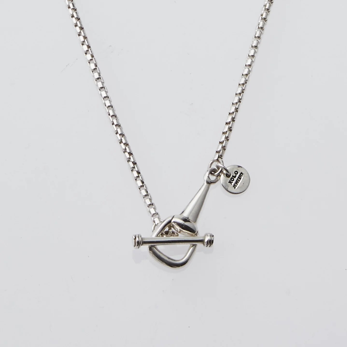 Venetian Link Necklace with Horse Bit 留め具部分写真