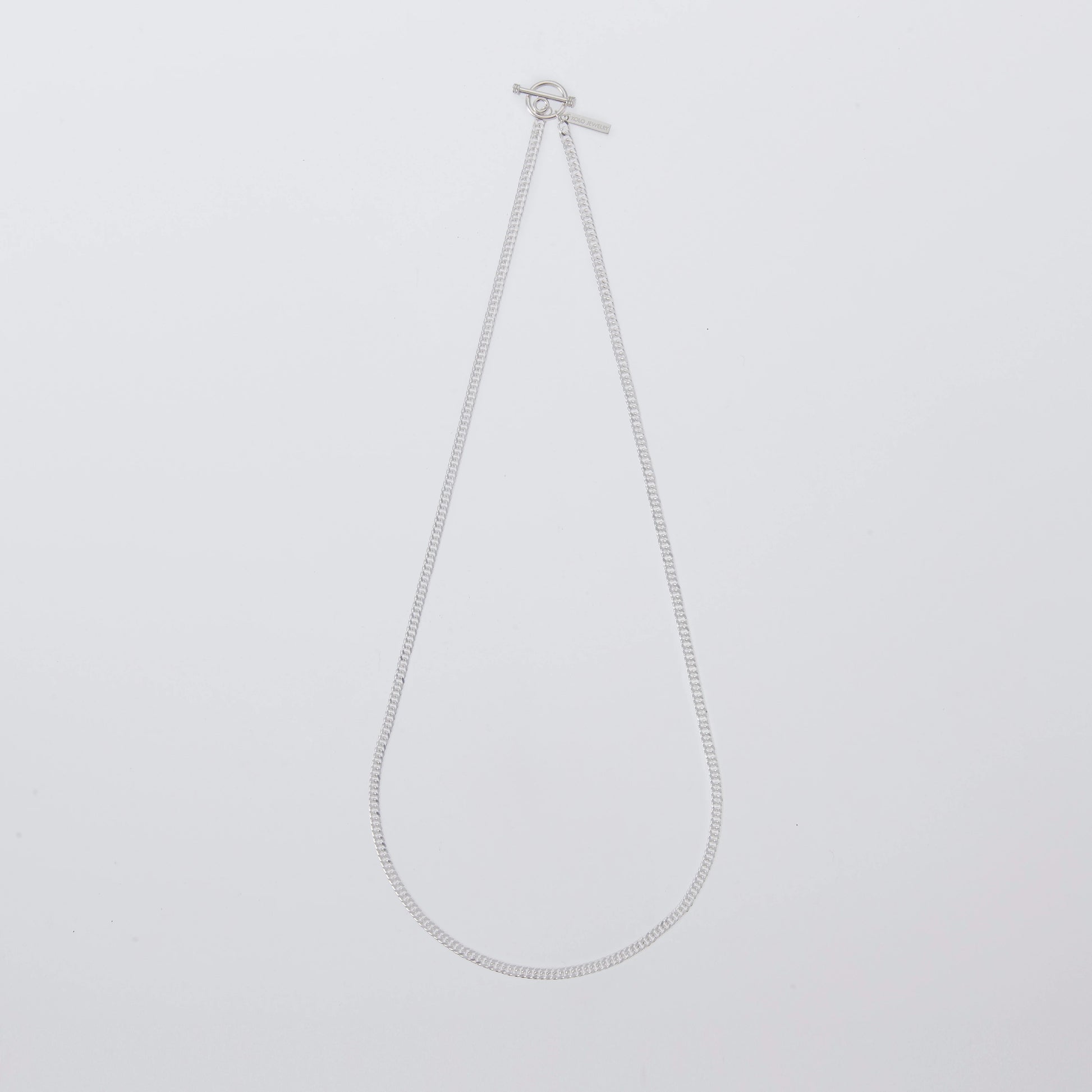 Flat Link Necklace-Double- 全体写真