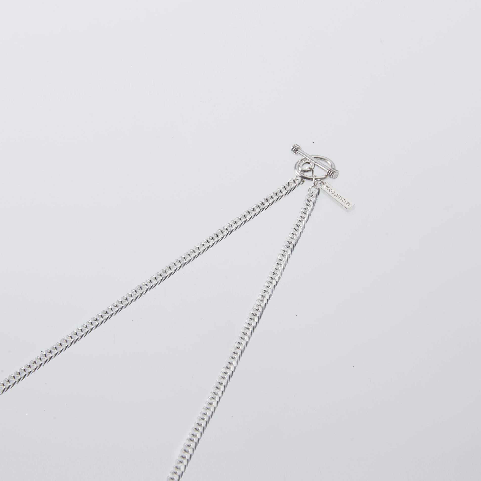 Flat Link Necklace-Double-　留め具部分写真