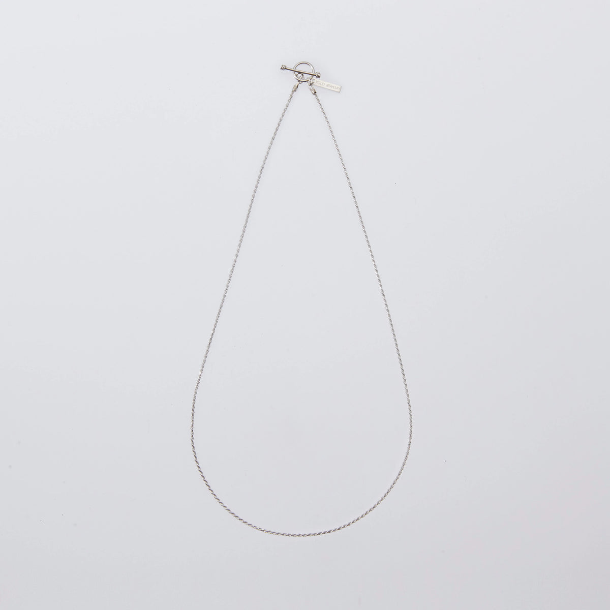 Tiny Rope Chain XOLO JEWELRY - Tiny French Rope Link Necklace – STUDY SHOWROOM STORE