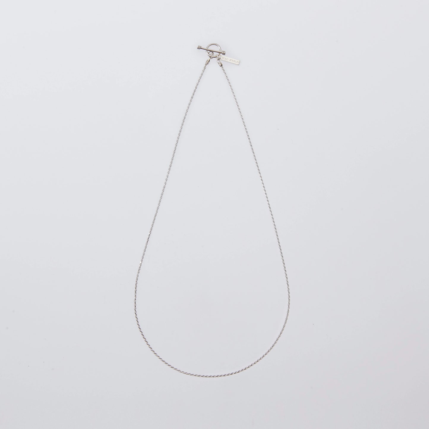Tiny French Rope Link Necklace　全体写真