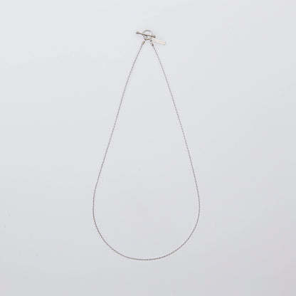 Tiny French Rope Link Necklace　全体写真