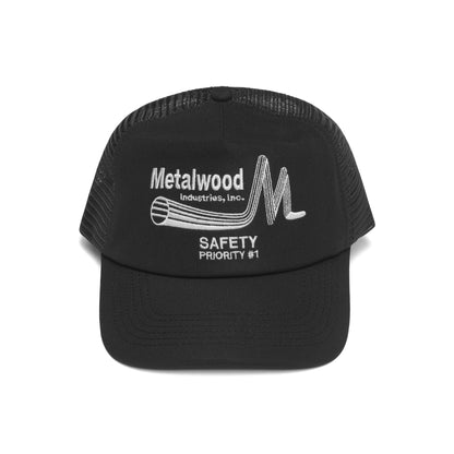 METALWOOD STUDIO SAFETY TRUCKER HAT Black 正面