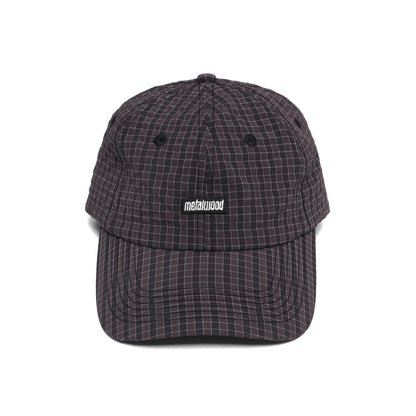 METALWOOD STUDIO MINI METAL LOGO DAD HAT Brown 正面