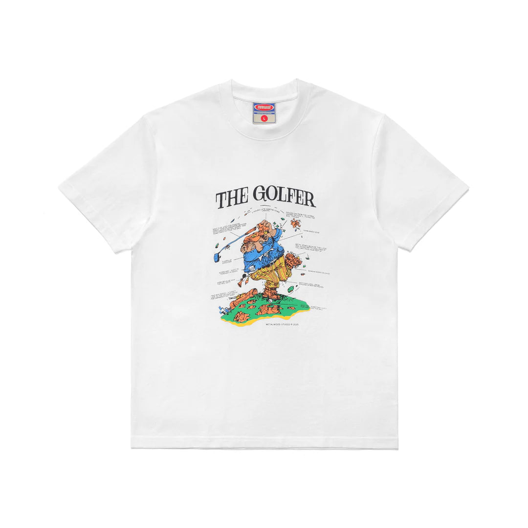 METALWOOD STUDIO EXCUSES T-SHIRT White 正面