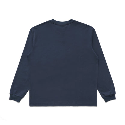 METALWOOD STUDIO CAN OPENER LONGSLEEVE T-SHIRT Navy 背面