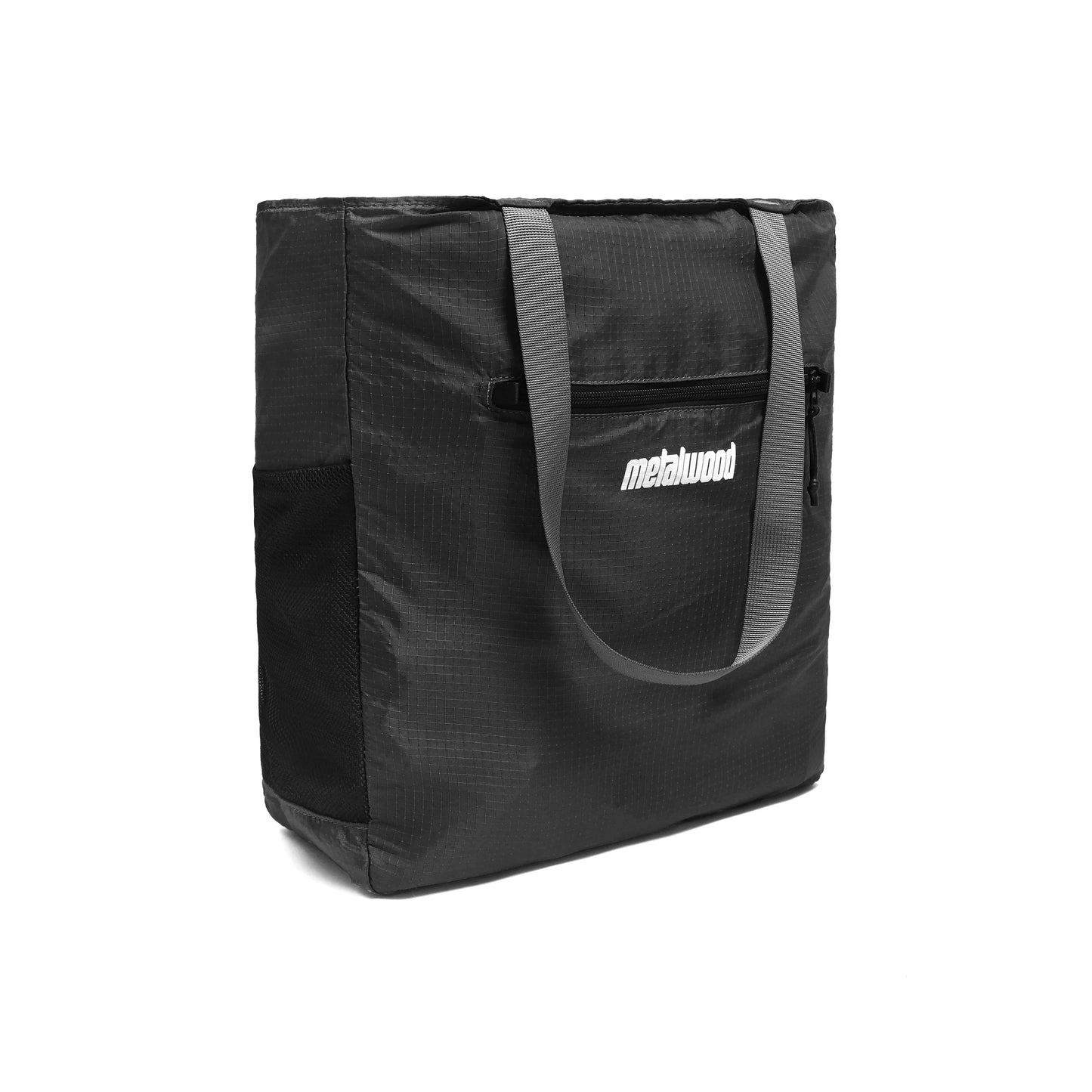 METALWOOD STUDIO POCKETABLE TOTE BAG Black 側面
