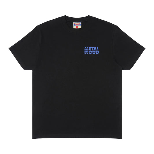 METALWOOD STUDIO FREE METALWOOD T-SHIRT black フロントデザイン 半袖トップス 全体ビュー