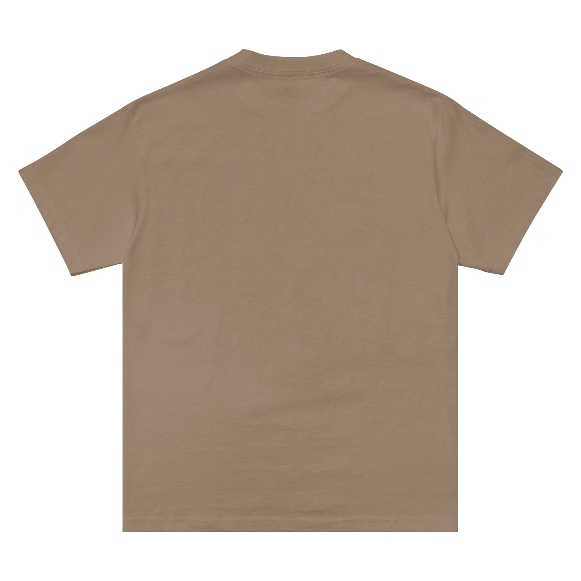METALWOOD STUDIO STONEHENGE T-SHIRT fatigue green バックデザイン 背面シルエット