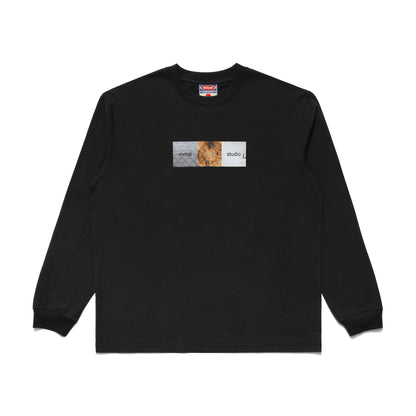 METALWOOD STUDIO OBVIOUSLY LONGSLEEVE T-SHIRT black 長袖トップス 全体ビュー