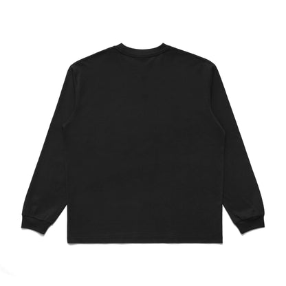 METALWOOD STUDIO OBVIOUSLY LONGSLEEVE T-SHIRT black 長袖トップス 背面デザイン