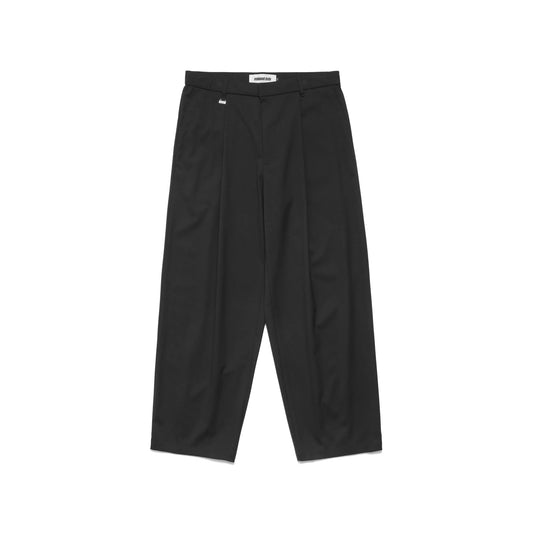 METALWOOD STUDIO TROPHY PANTS black フロントデザイン パンツ 全体ビュー