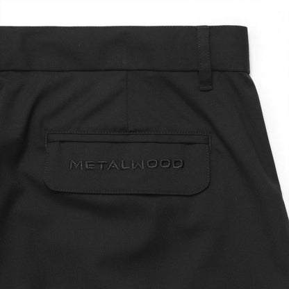 METALWOOD STUDIO TROPHY PANTS black フラップポケットディテール 刺繍