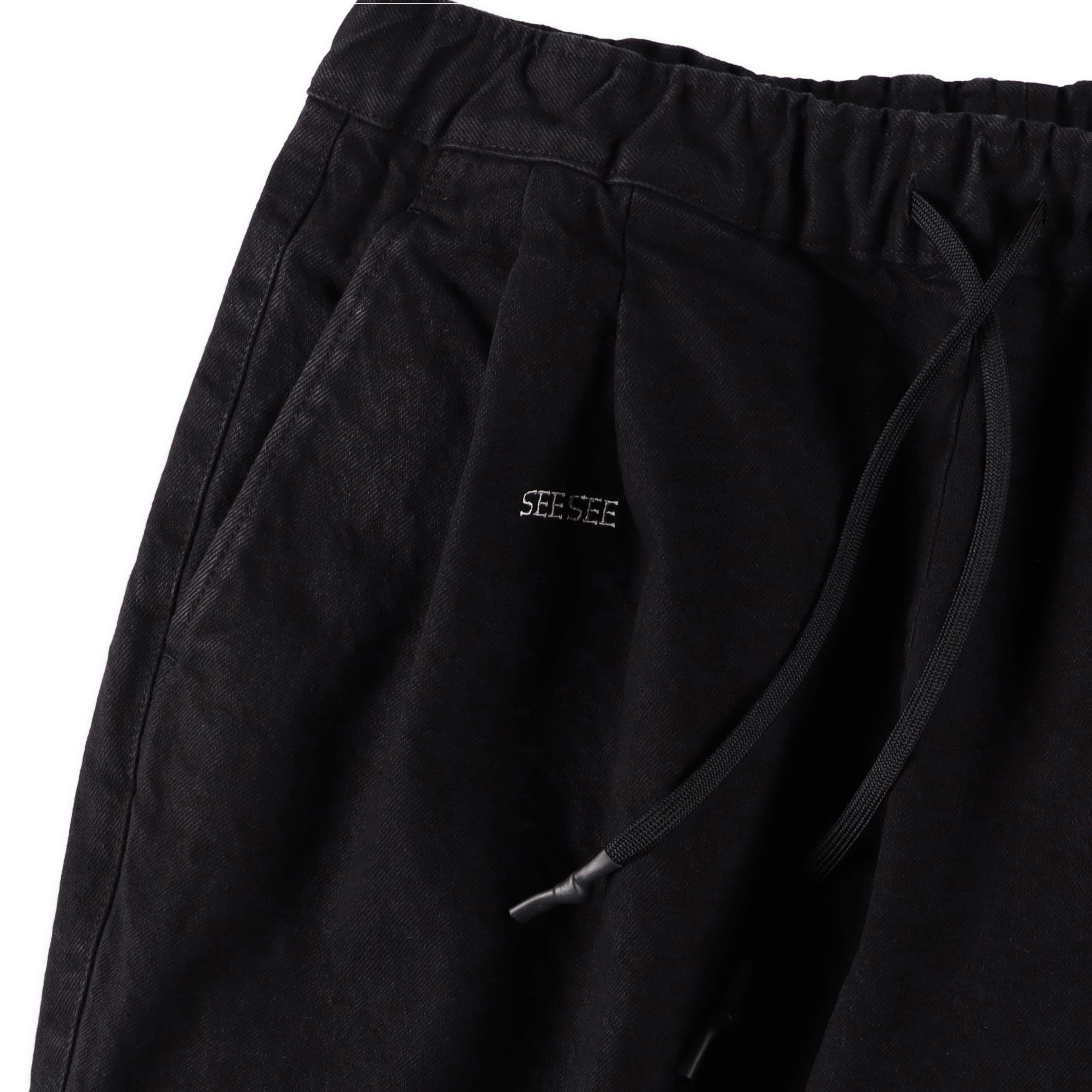 SEE SEE WIDE TWO TUCK DENIM PANTS【BLACK】 – STUDY SHOWROOM STORE