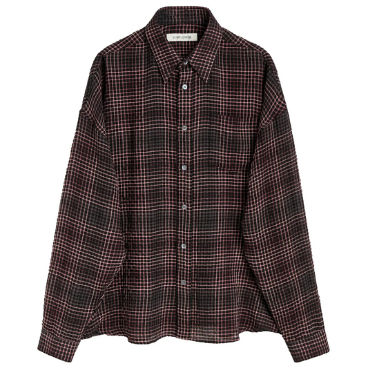 SUNFLOWER Stable Shirt Pink Check【1335】 商品写真