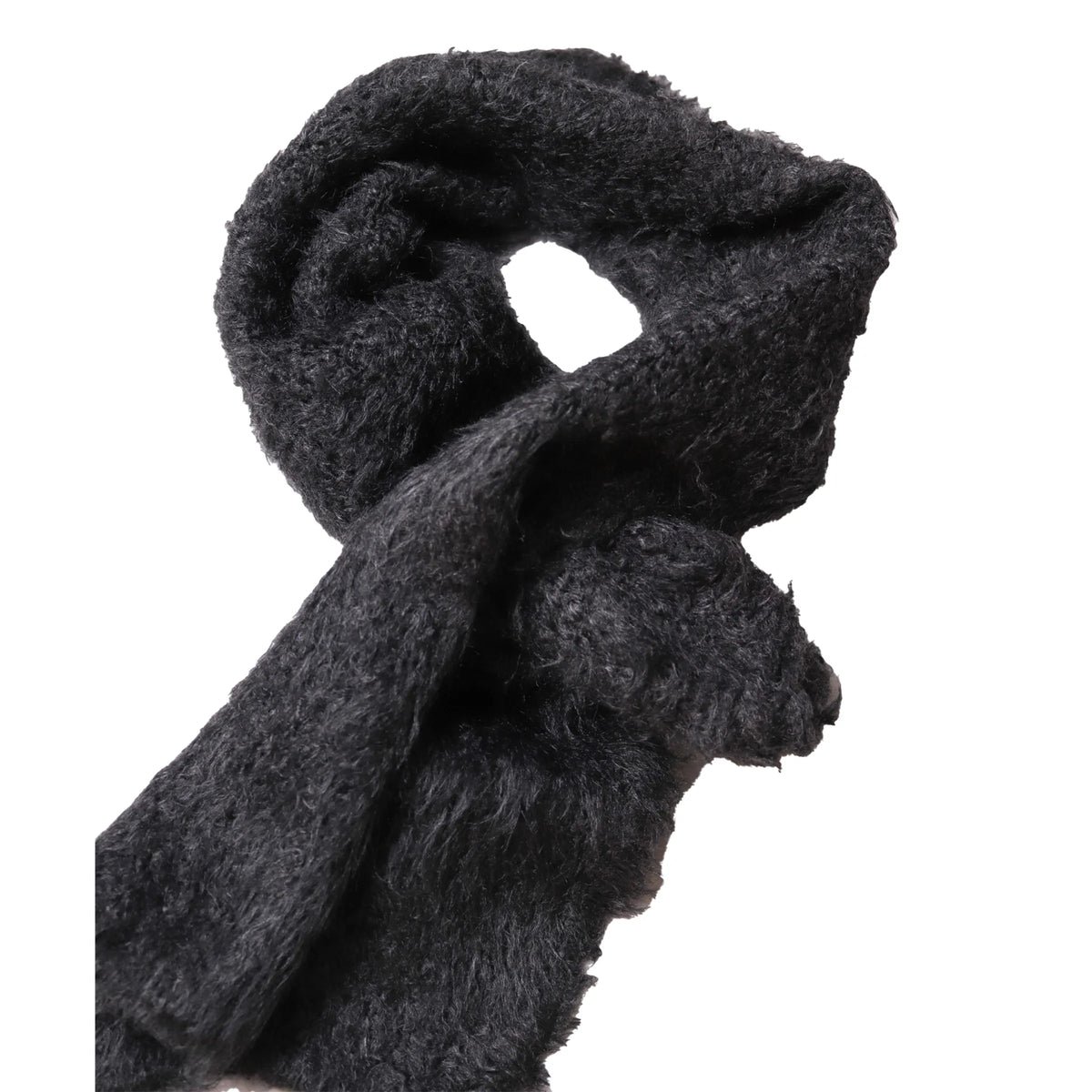 MEIAS Silk Blushed Muffler Charcoal【STMU-6A12】(N)