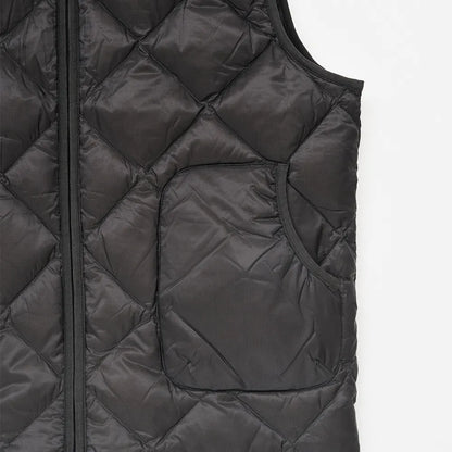 Hiking Patrol BASE LT DOWN VEST CHARCOAL BLACK ポケット詳細