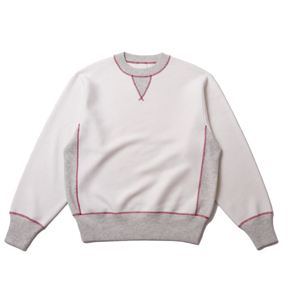 MEIAS Pure Cashmere Sweat PO Off x Gray【CAPO-6A08】商品写真 正面