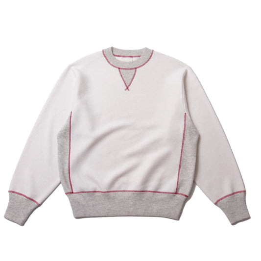 MEIAS Pure Cashmere Sweat PO Off x Gray【CAPO-6A08】商品写真 正面