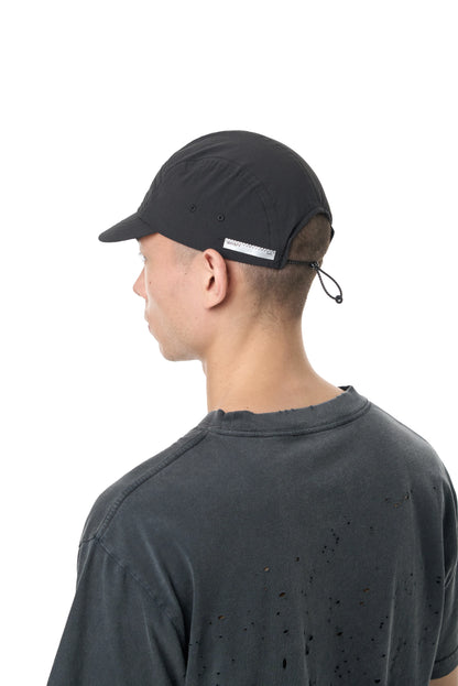 SATISFY PeaceShell™ Cordura® Trail Cap Black 着用イメージ 背面