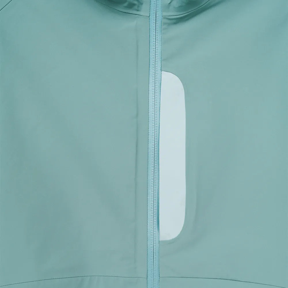 Hiking Patrol ARC LT WEIGHT SHELL JACKET TURQUOISE　フロント詳細