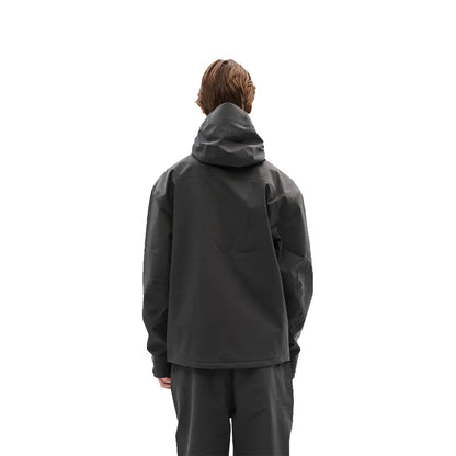 Hiking Patrol ARC 3L SHELL JACKET CHARCOAL BLACK 着用イメージ 背面