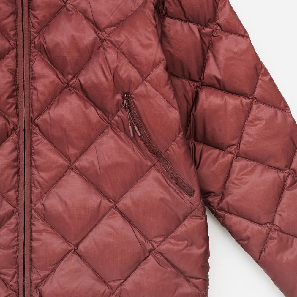 Hiking Patrol BASE LT DOWN HOODED JACKET MAROON　ポケット詳細