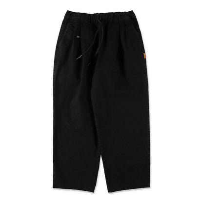 SEE SEE WIDE TWO TUCK DENIM PANTS【BLACK】