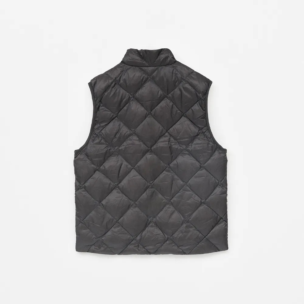 Hiking Patrol BASE LT DOWN VEST CHARCOAL BLACK 背面