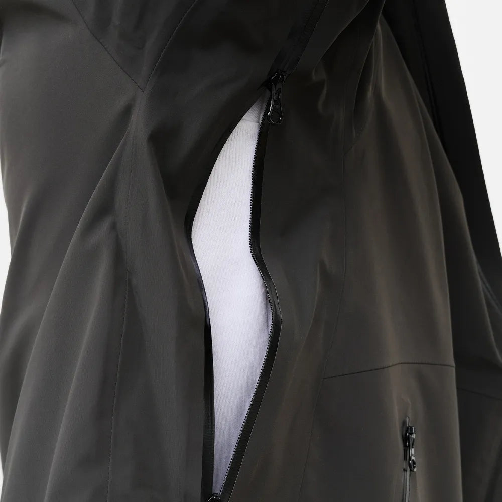 Hiking Patrol ARC LT WEIGHT SHELL JACKET CHARCOAL BLACK ベンチレーション