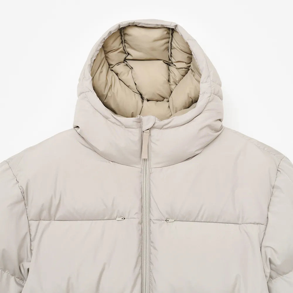 Hiking Patrol PATROL ELEMENT DOWN JACKET SAND 首元詳細